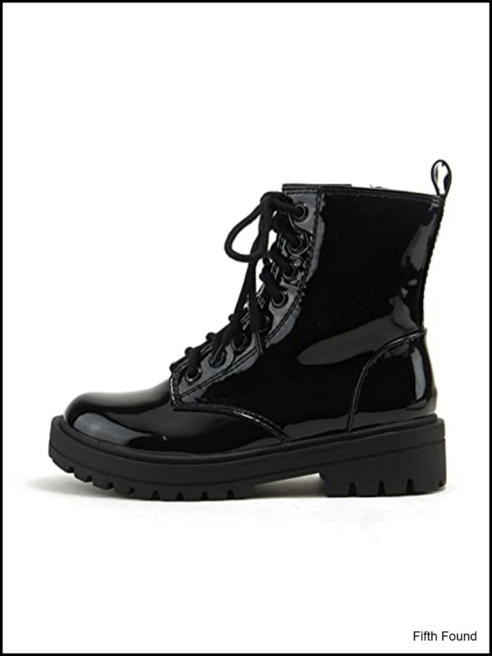 Lug Sole Combat Ankle Bootie Lace Up Side Zipper Block Heel